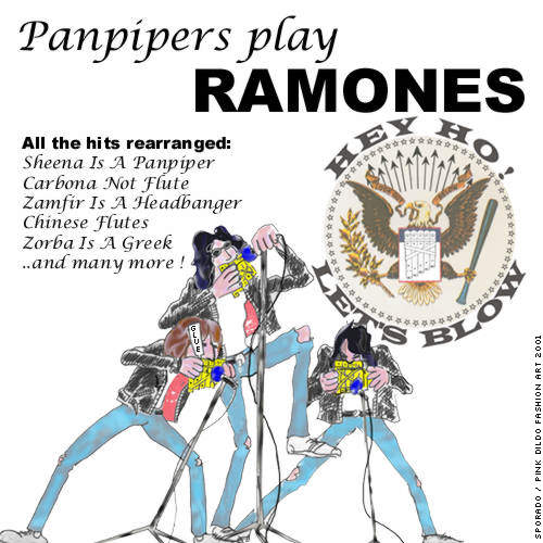 Panpipers Play Ramones - front cover